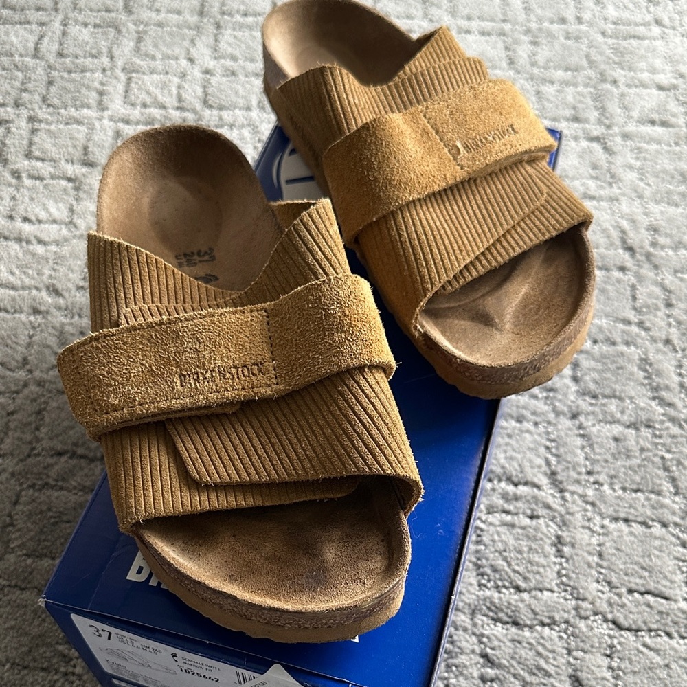 Birkenstock Tan Suede Sandals